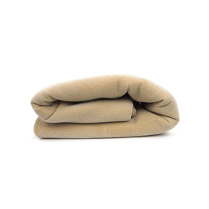 Frazada Fibra De Espuma Aislante Antialérgica Premium / Beige Arlin