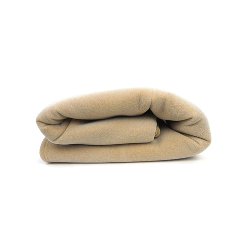 Frazada Fibra De Espuma Aislante Antialérgica Premium / Beige Arlin