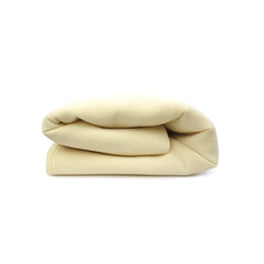 Frazada Fibra De Espuma Aislante Antialérgica Premium / Crema Arlin