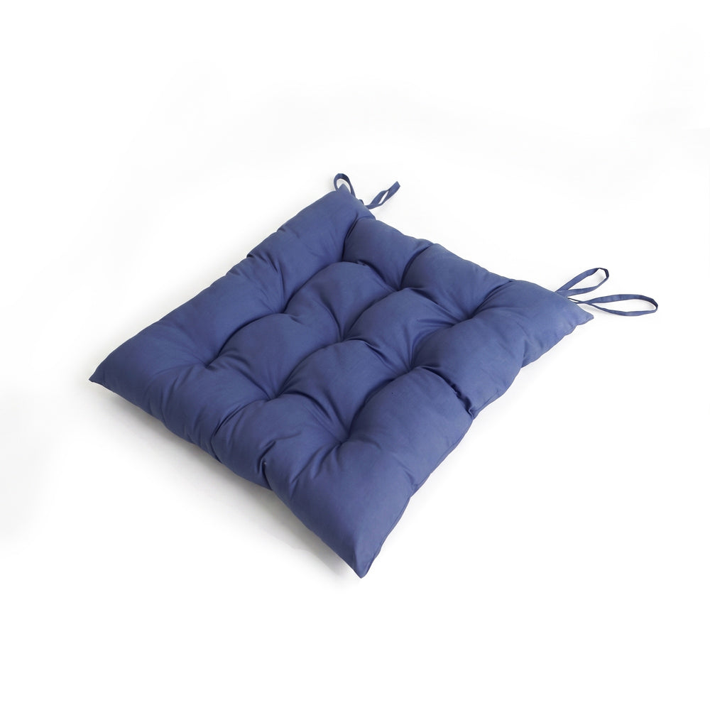 Cojín Para Terraza Algodón Confort / Azul Arlin
