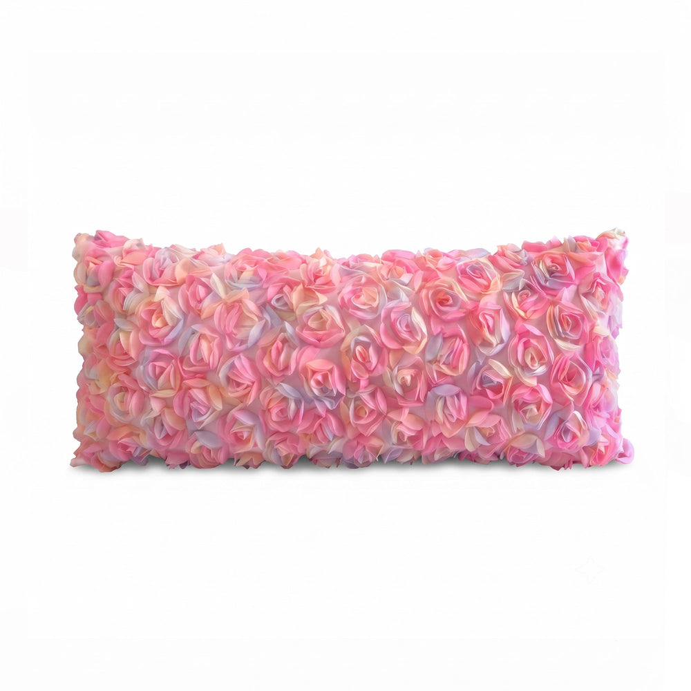 Almohada Long Pillow 150 Hilos Algodón Confort / Rosado Arlin