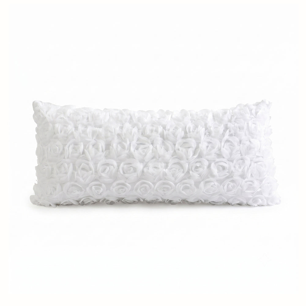 Almohada Long Pillow 150 Hilos Algodón Confort / Blanco Arlin