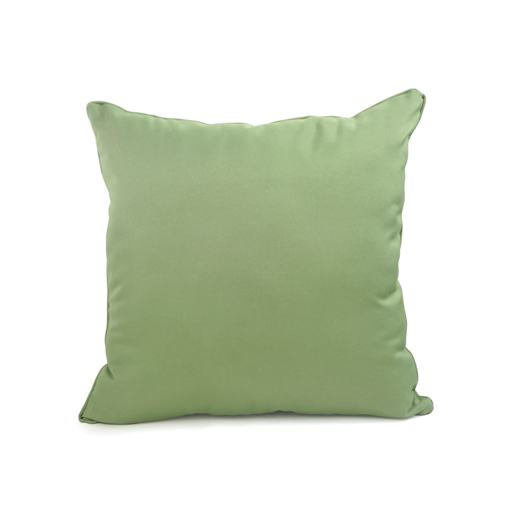 Cojín Cuadrado Lino Damasco / Verde Olivo Arlin