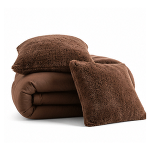 Edredón Nórdico Plush Bell 180 GR Microfibra Confort / Chocolate Arlin