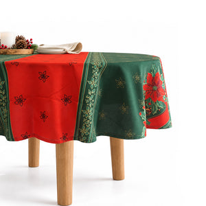 Mantel Navideño Redondo  ARLIN M3 - Especial Rojo