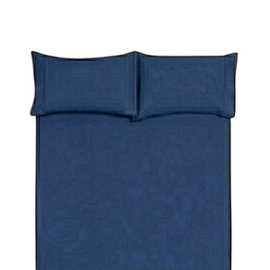 Juego De Sábanas 150 Hilos Algodón Confort / Azul Arlin