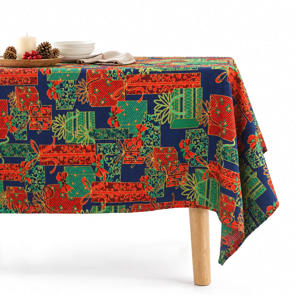 Mantel Navideño Rectangular  ARLIN M2 - Especial Verde