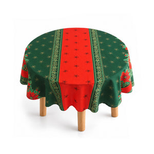 Mantel Navideño Redondo  ARLIN M3 - Especial Rojo