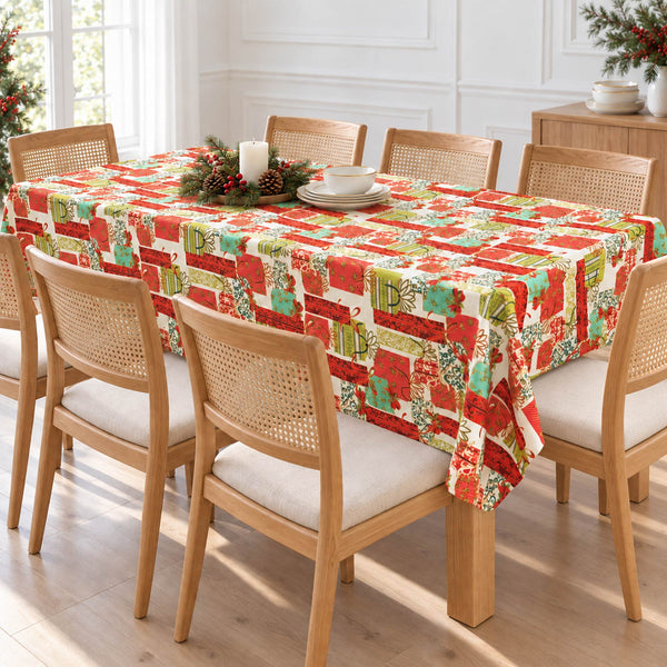 Mantel Navideño Rectangular ARLIN M1 - Especial Rojo