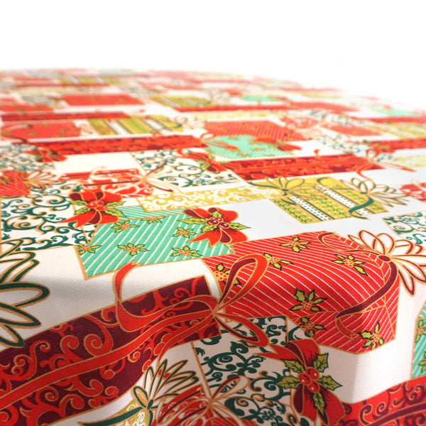 Mantel Navideño Redondo ARLIN  M1 - Especial Rojo