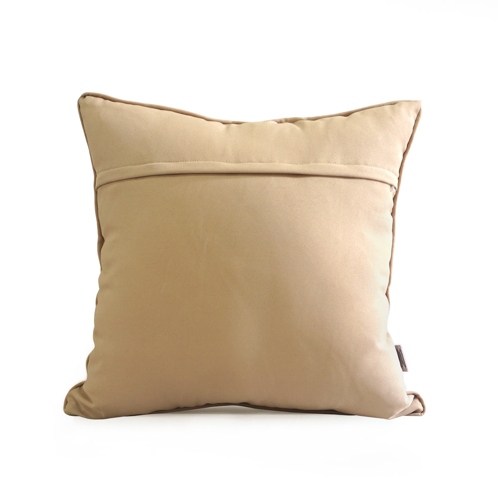 Cojín Cuadrado Lino Damasco / Beige Arlin