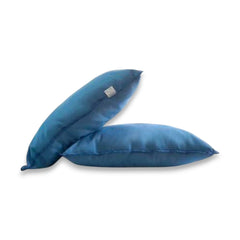 Pack 2 Almohadas Nuth Microfibra Poliéster Confort / Azul Acero Arlin