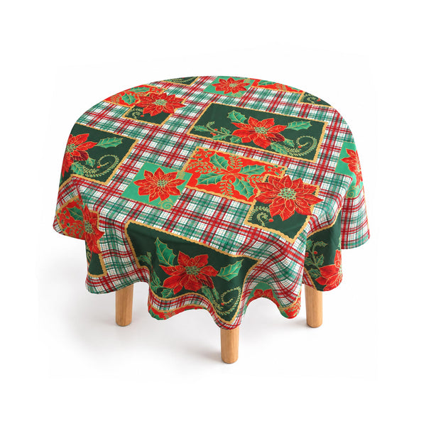 Mantel Navideño Redondo ARLIN  M4 - Especial Verde