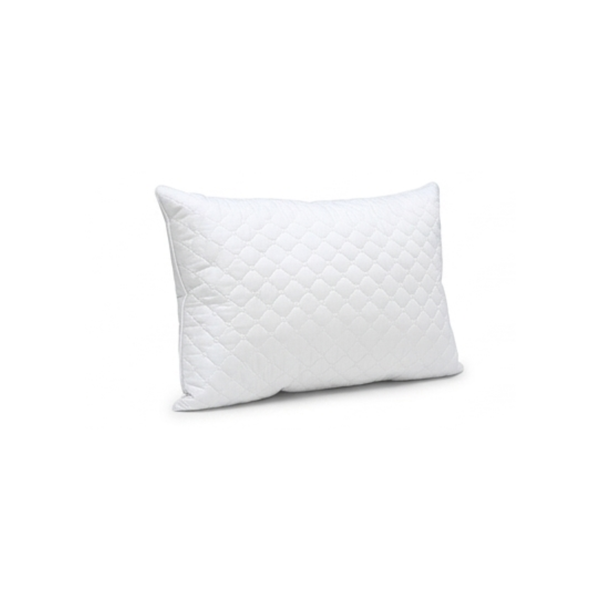 Almohada Antifluido Copo De Nieve Microfibra Blanco Arlin 65 X 50 Cm