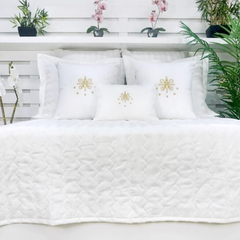 Cover 300 Hilos Pima Cotton Premium / Líneas Satinadas Arlin