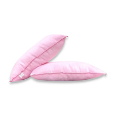 Pack 2 Almohadas Nuth Microfibra Poliéster Confort / Rosado Arlin