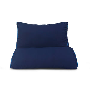 Almohada Relax Pillow 150 Hilos Algodón Confort / Azul Arlin