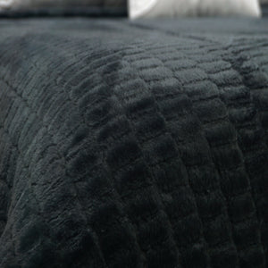 Manta Brick Blancket Microfibra Confort / Gris Arlin