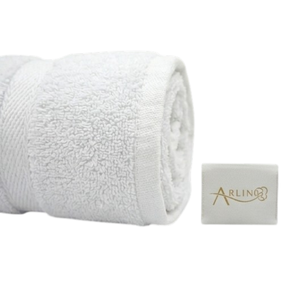 Toalla Corporal Felpa Premium Algodón Blanco Arlin 550 Gr