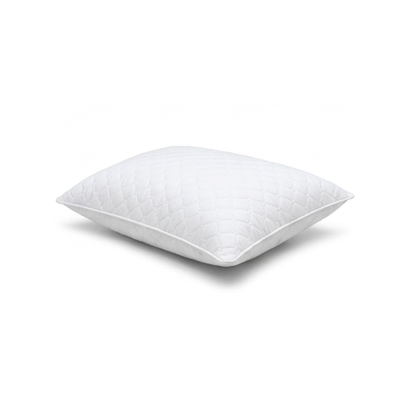 Almohada Antifluido Copo De Nieve Microfibra Blanco Arlin 65 X 50 Cm