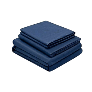 Juego De Sábanas 150 Hilos Algodón Confort / Azul Arlin
