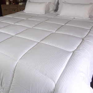 Edredón Duvet 300 Hilos Pima Cotton Premium / Líneas Satinadas Arlin
