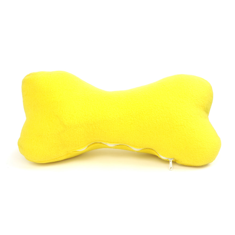 Cojín Huesito Polar Confort / Amarillo Arlin