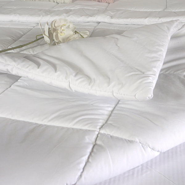 Edredón Duvet 220 Hilos Algodón Deluxe / Blanco Arlin