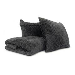 Manta Brick Blancket Microfibra Confort / Gris Arlin