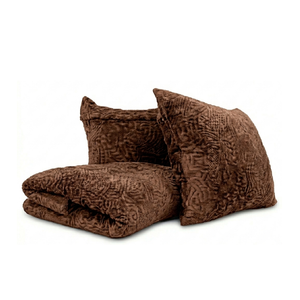 Manta Brick Blancket Microfibra Confort / Chocolate Arlin