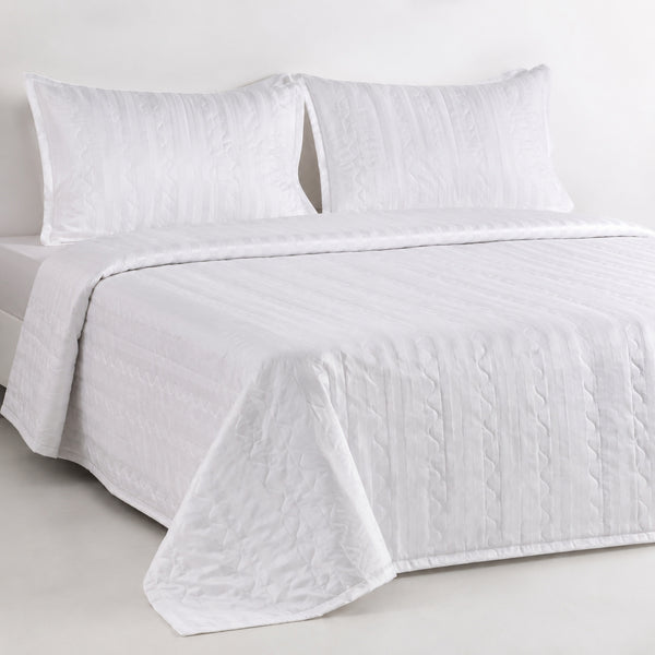 Cover 300 Hilos Pima Cotton Premium / Líneas Satinadas Arlin