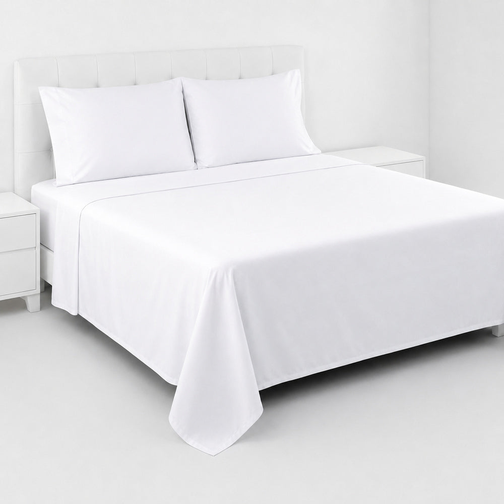 Juego De Sábanas 400 Hilos Pima Cotton Premium / Líneas Satinadas Arlin
