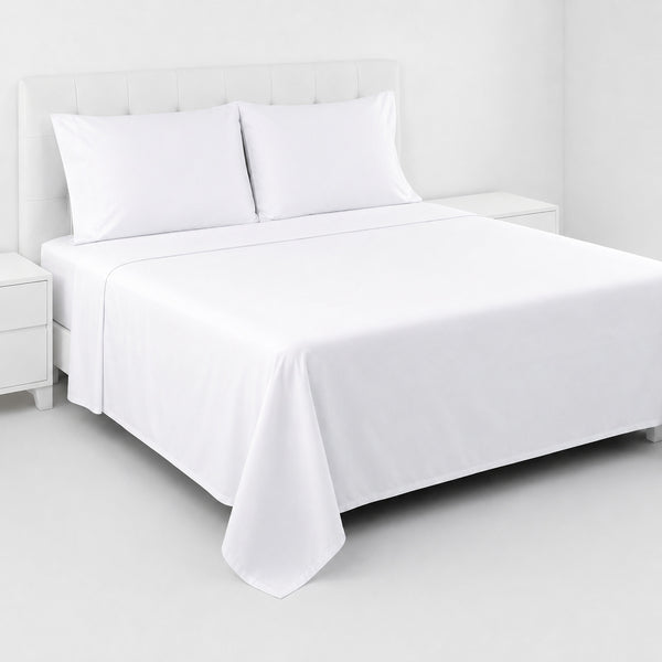Juego De Sábanas 400 Hilos Pima Cotton Premium / Líneas Satinadas Arlin