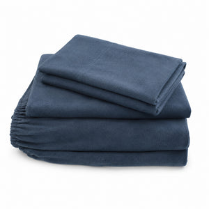 Juego De Sábanas 230 GR Polar Confort / Azul Acero Arlin