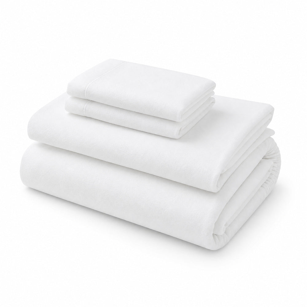 Juego De Sábanas 230 GR Polar Confort / Blanco Arlin