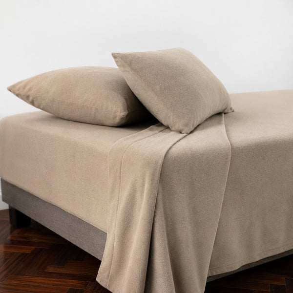 Juego De Sábanas 230 GR Polar Confort / Beige Arlin