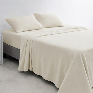 Juego De Sábanas 230 GR Polar Confort / Crema Arlin