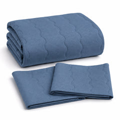 Cover Thin 150 Hilos Microfibra Confort / Azul Acero Arlin