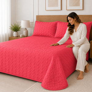 Cover Thin 150 Hilos Microfibra Confort / Fucsia Arlin