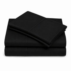 Juego De Sábanas 150 Hilos Algodón Confort / Black Sheet M2 Arlin