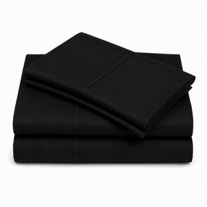 Juego De Sábanas 150 Hilos Algodón Confort / Black Sheet M2 Arlin