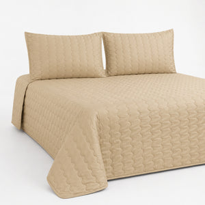 Cover Thin 150 Hilos Microfibra Confort / Beige Arlin