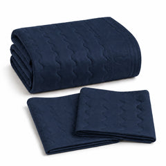 Cover Thin 150 Hilos Microfibra Confort / Azul Marino Arlin