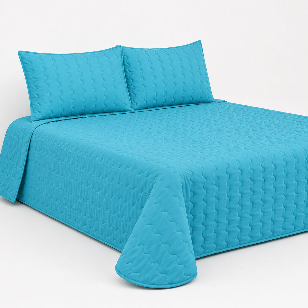 Cover Thin 150 Hilos Microfibra Confort / Turquesa Arlin