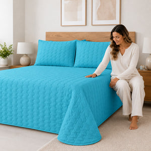 Cover Thin 150 Hilos Microfibra Confort / Turquesa Arlin