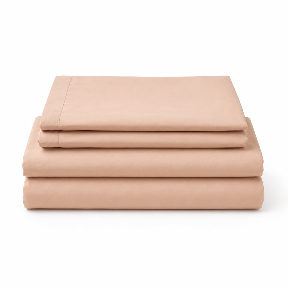 Juego De Sábanas Cool 150 Hilos Cotton Confort / Nude Arlin