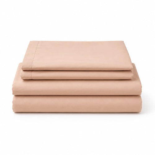 Juego De Sábanas Cool 150 Hilos Cotton Confort / Nude Arlin
