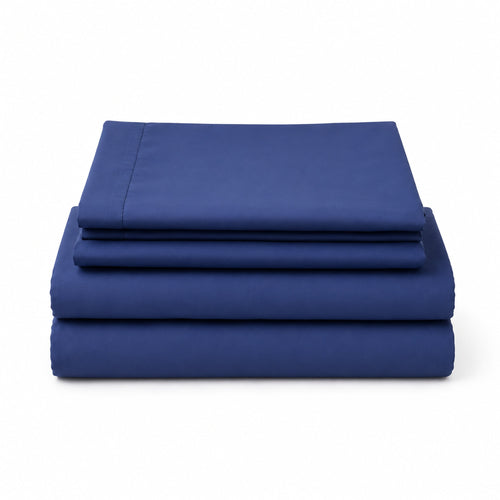 Juego De Sábanas Cool 150 Hilos Cotton Confort / Azul Arlin