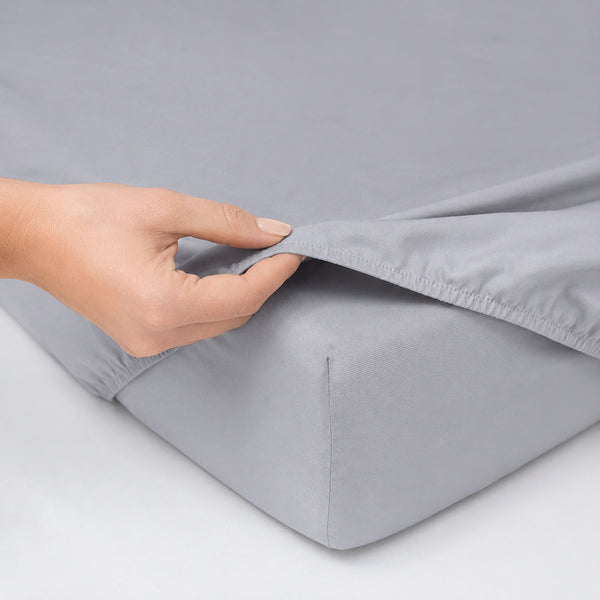 Juego De Sábanas Cool 150 Hilos Cotton Confort / Plomo Arlin