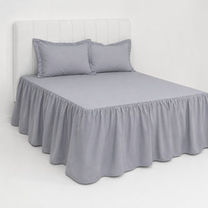 Juego De Sábanas Cool 150 Hilos Cotton Confort / Plomo Arlin